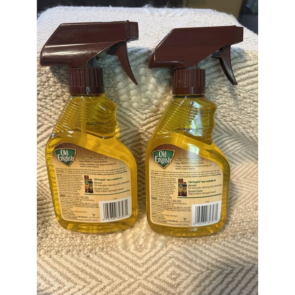 2x Old English Lemon Oil Wood Conditioner Cleaner Furniture Polish Spray 12oz